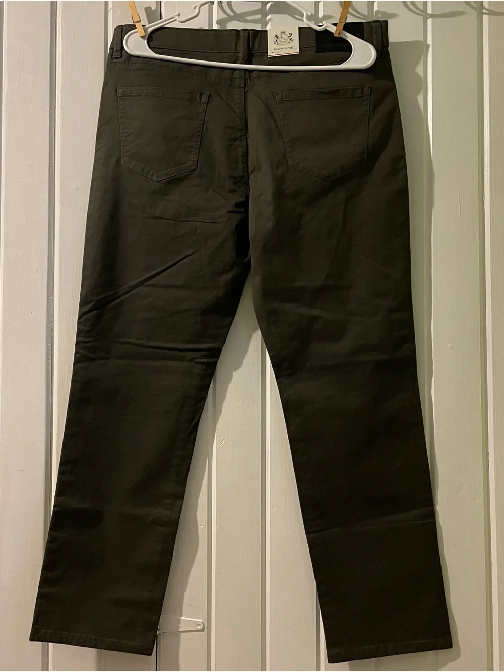 English Laundry military green stretch deck pants 36 30 NWT